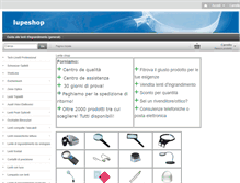 Tablet Screenshot of lente-ingrandimento.it
